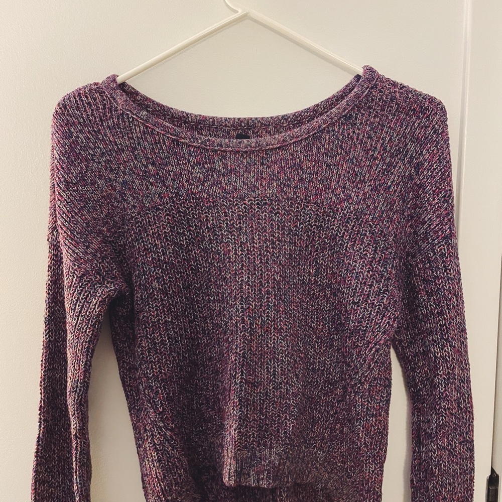 Colorful cropped sweater from American Eagle